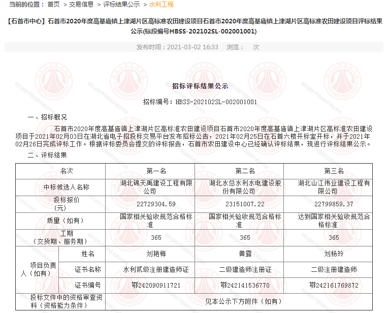 石首市2020年度高基廟鎮(zhèn)上津湖片區(qū)高標準農田建設項目.png