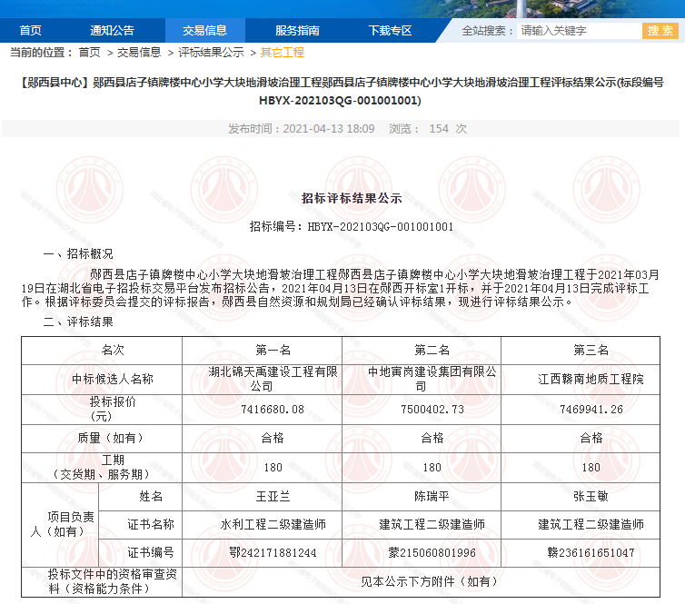 鄖西縣店子鎮(zhèn)牌樓中心小學大塊地滑坡治理工程.png