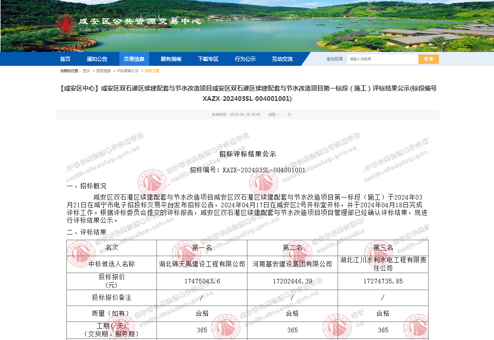咸安區(qū)雙石灌區(qū)續(xù)建配套與節(jié)水改造項目第一標段（施工）.png